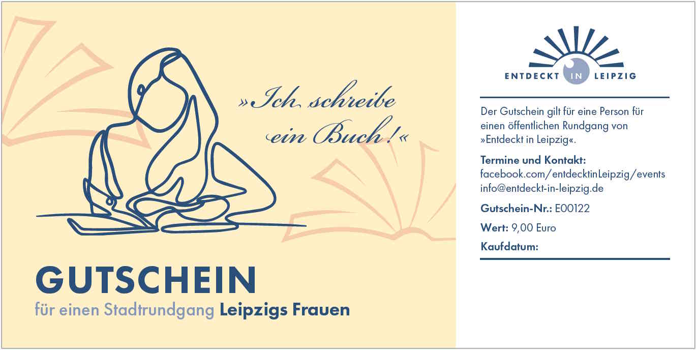 Gutschein - Stadtrundgang - Motiv Leipzigs Frauen II