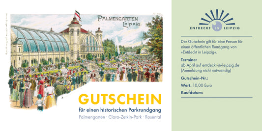Gutschein - Park-Rundgang - Motiv Palmengarten