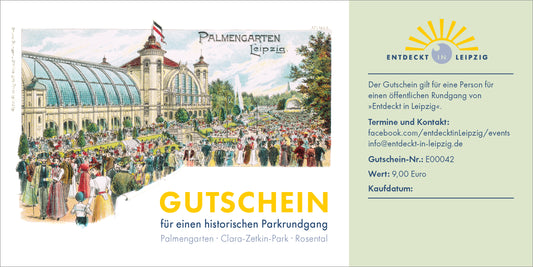 Gutschein - Park-Rundgang - Motiv Palmengarten
